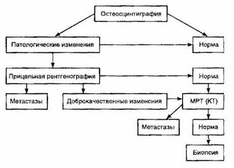 Тактика за сумњу на метастазу костију