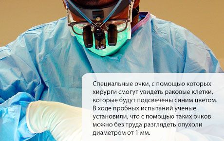 Специјалне наочаре ће помоћи онкохирурзима да уклоне све патолошке ћелије без утицаја на здраве